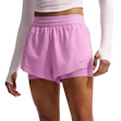 Nike Swift Dri-FIT Mid-Rise 2-in-1 Shorts Dames Roze