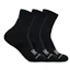 HOKA Quarter Run Sock 3-Pack Unisex Zwart