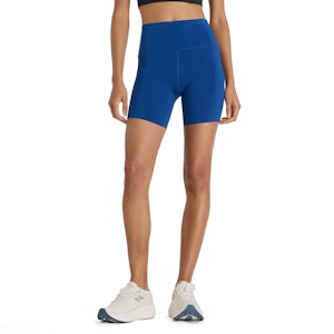 New Balance Sleek Pocket High Rise 6 Inch Shorts Dames New Balance Sleek Pocket High Rise 6 Inch Shorts Dames