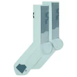 On Performance Run Sock High Unisex Blauw