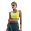 Nike Swoosh Dri-FIT Medium Support Padded Sports Bra Dames Fluorgeel
