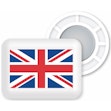 BibBits Race Number Magnets United Kingdom Wit