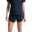 Nike One Dri-FIT Mid-Rise 3 Inch Brief-Lined Shorts Dames Blauw