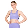 SAYSKY Logo Combat Sports Bra Dames Paars