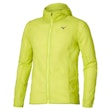 Mizuno Tech Light Hooded Jacket Heren Fluorgeel