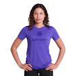 SAYSKY Logo Combat Pro T-shirt Dames Paars