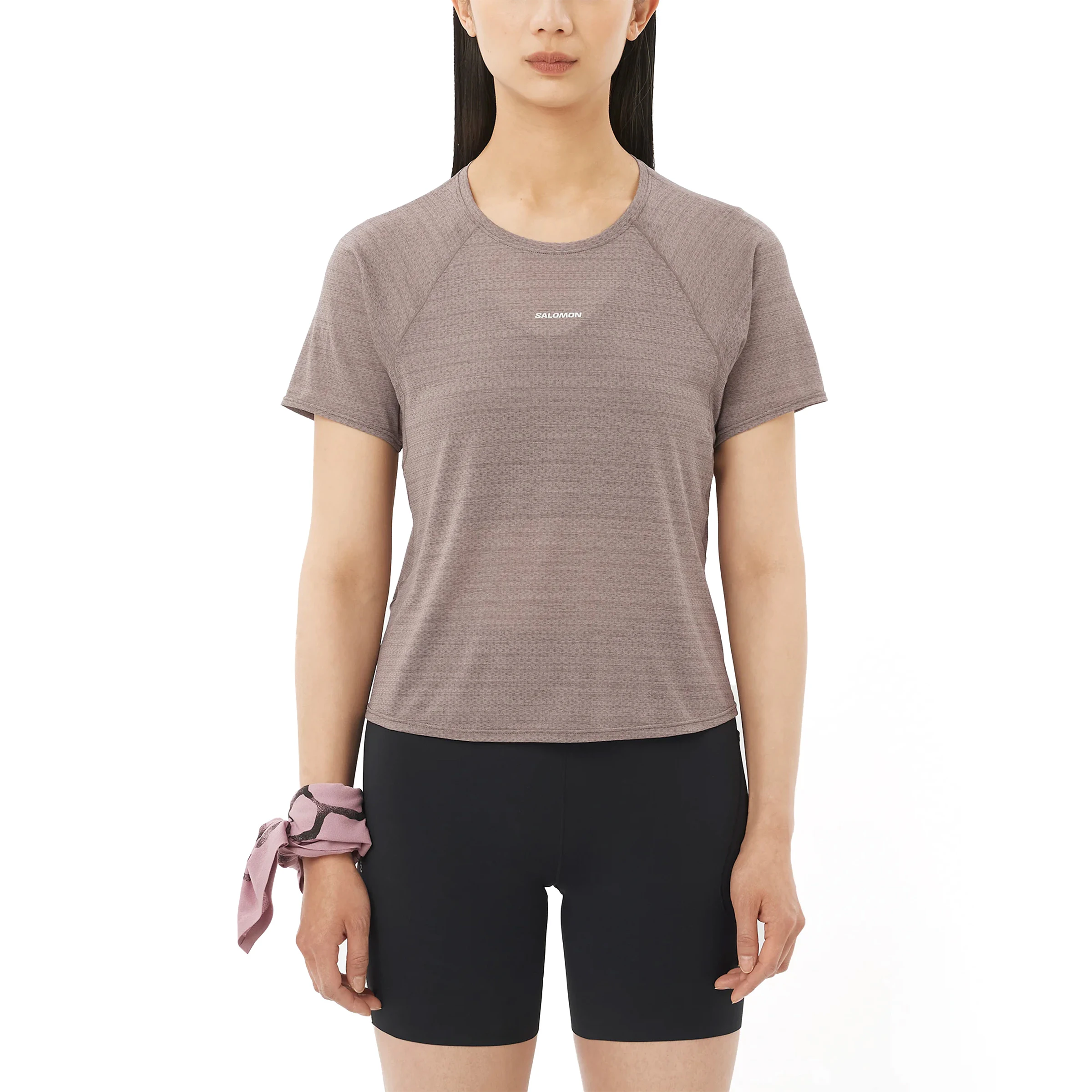 Salomon Shakeout Air Crop T-shirt Dames