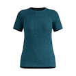 Odlo Essential Seamless Crew Neck T-shirt Dames Blauw