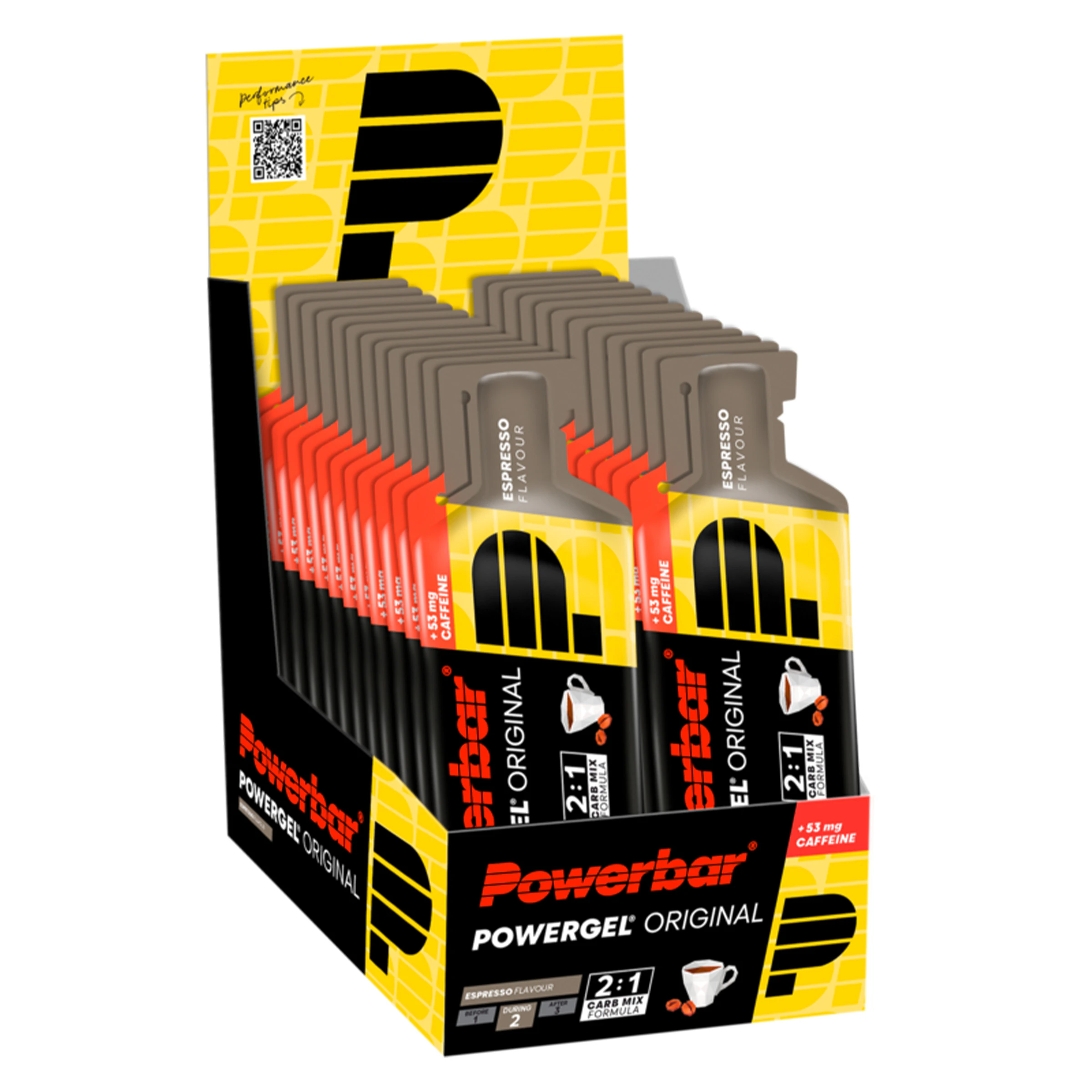 Powerbar Powergel Espresso + Caffeine 41 g Box