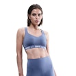 Nike Indy Dri-FIT High Support Padded Convertible Sports Bra Dames Blauw