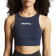 Craft Rush 2.0 Crop Top Dames Blauw