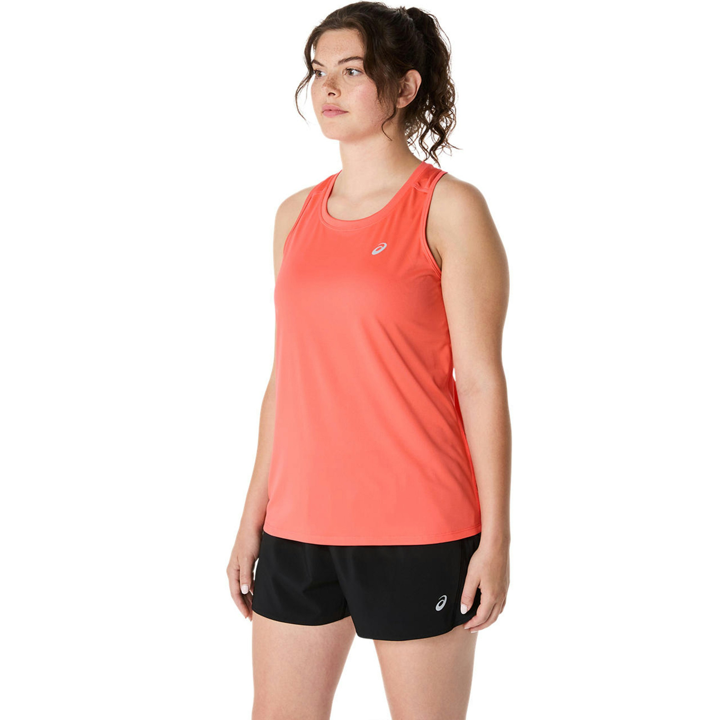 Asics Hardloopsinglets oranje