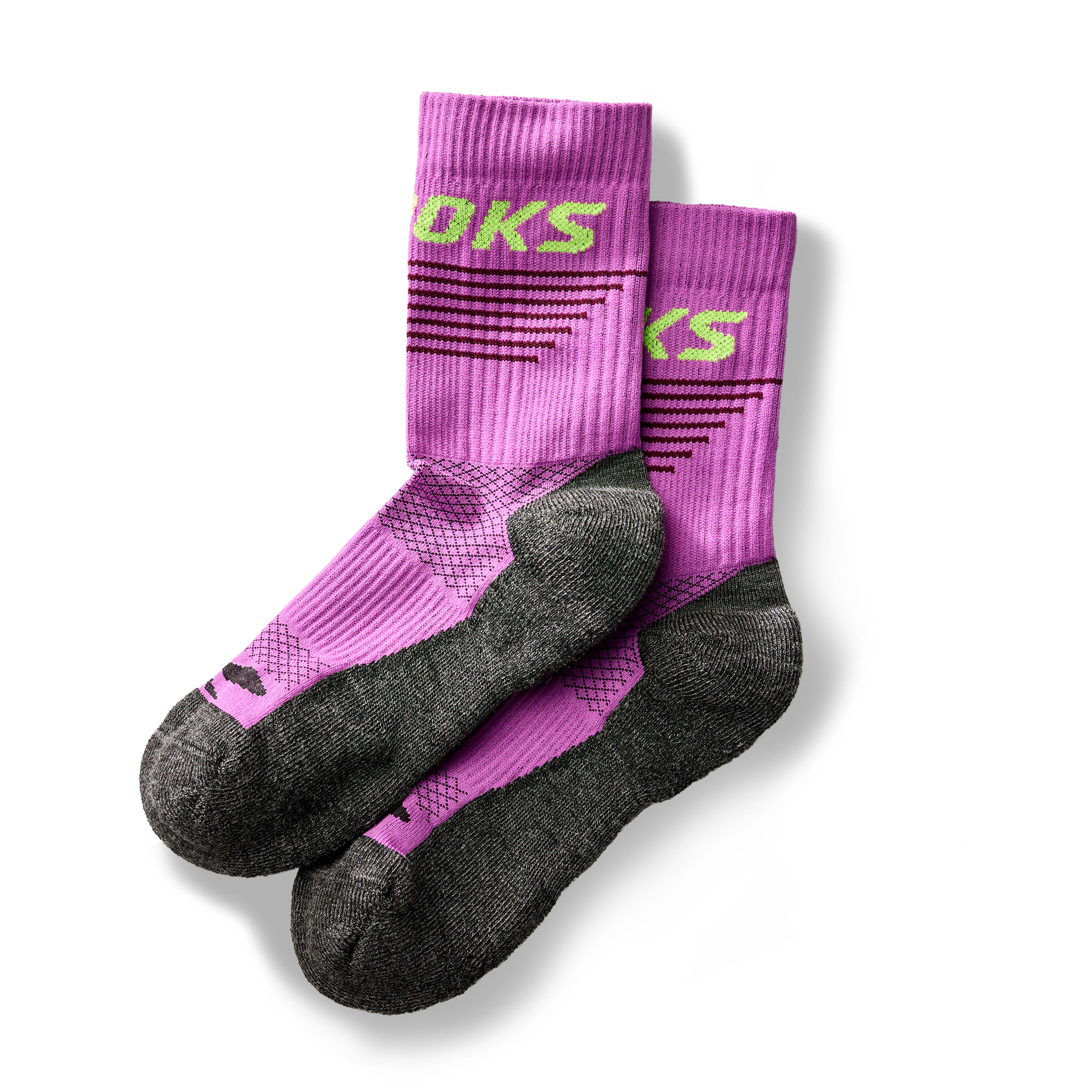 Brooks High Point Crew Socks Unisex trailrunkleding
