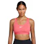 Nike Swoosh Dri-FIT Medium Support Padded Sports Bra Dames Roze
