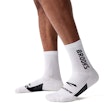 Brooks Ghost Crew Socks Unisex Wit