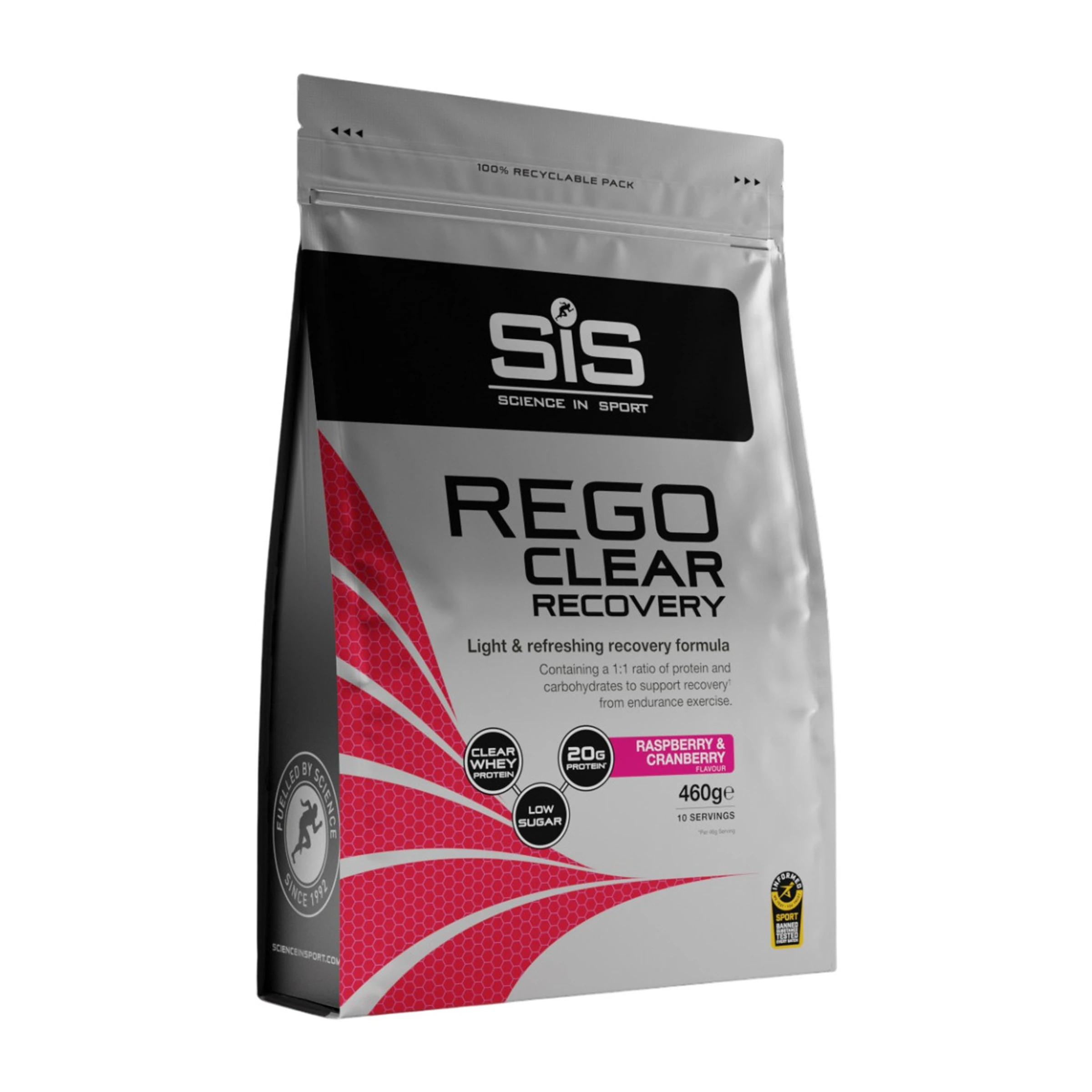 SIS Rego Clear Raspberry & Cranberry 460 gr hardloopschoen