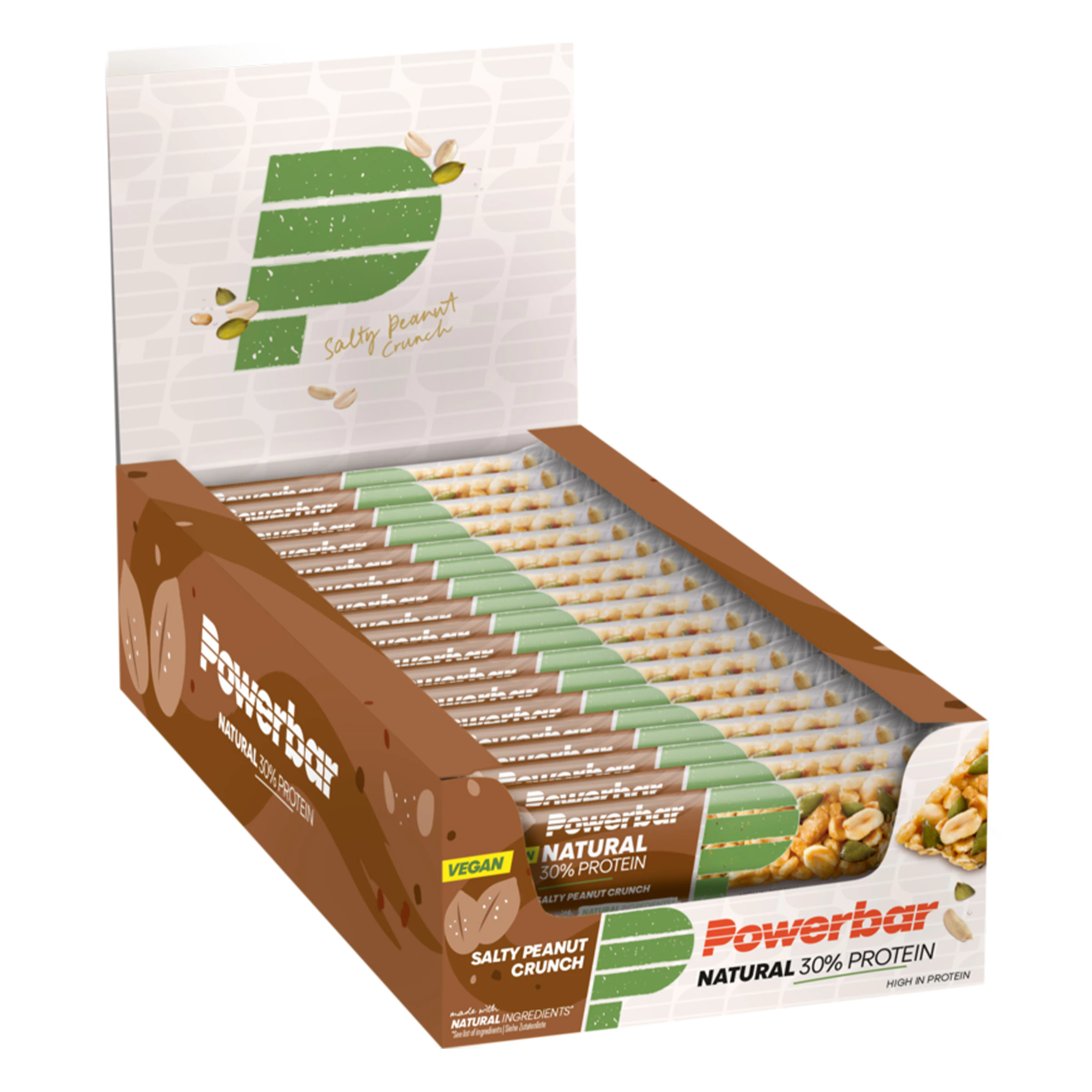 Powerbar Natural Protein Bar Salty Peanut Crunch Box