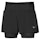 Mizuno Trail ER 2in1 Short Dames Zwart