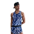 Nike AeroSwift Dri-FIT ADV AOP Singlet Heren Blauw