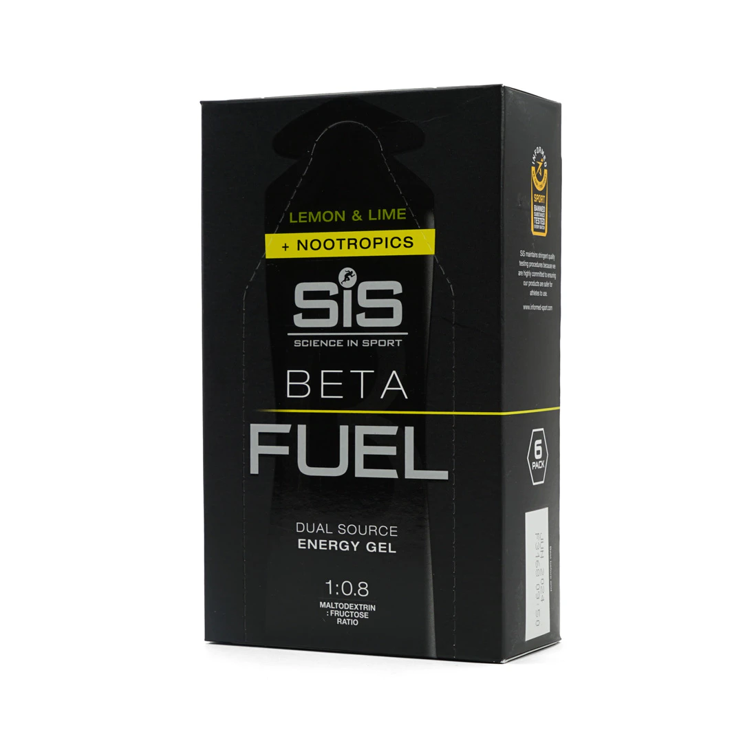 SIS 6-Pack Beta Fuel + Nootropics Gel Lemon & Lime 60ml