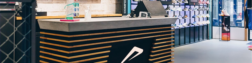 Vooraanzicht van de winkel in Utrecht