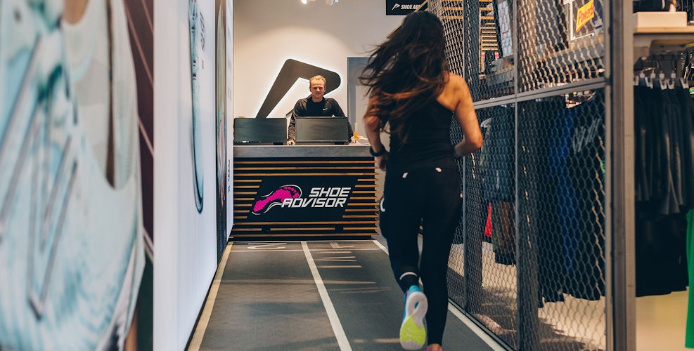 Loopanalyse in de winkel