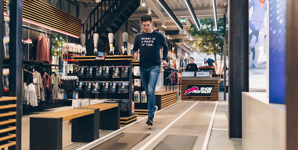 Loopanalyse in de winkel