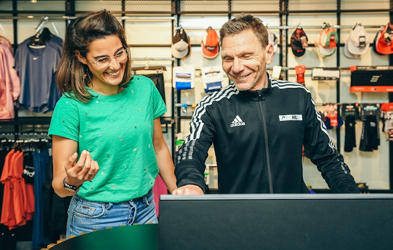 Loopanalyse in de winkel